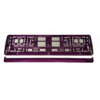 Kennzeichenhalter Pink (1 Stk.)